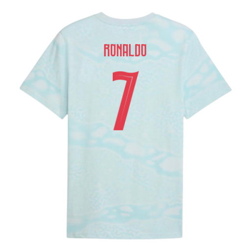 2026-2027 Portugal FtblCulture Tee AOP (Sea Glass) (Ronaldo 7)