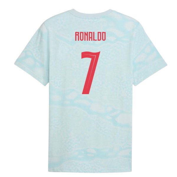 2026-2027 Portugal FtblCulture Tee AOP (Sea Glass) (Ronaldo 7)