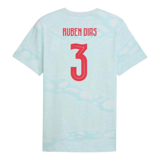 2026-2027 Portugal FtblCulture Tee AOP (Sea Glass) (Ruben Dias 3)