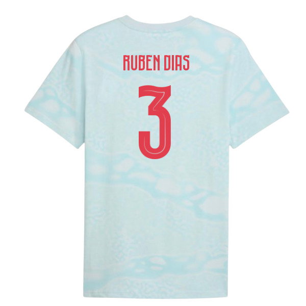 2026-2027 Portugal FtblCulture Tee AOP (Sea Glass) (Ruben Dias 3)