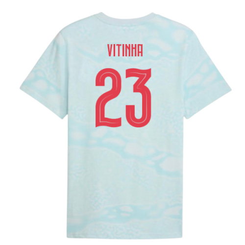 2026-2027 Portugal FtblCulture Tee AOP (Sea Glass) (Vitinha 23)