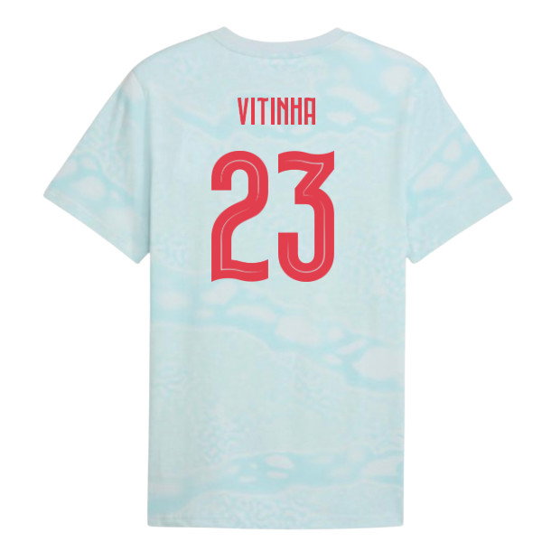 2026-2027 Portugal FtblCulture Tee AOP (Sea Glass) (Vitinha 23)
