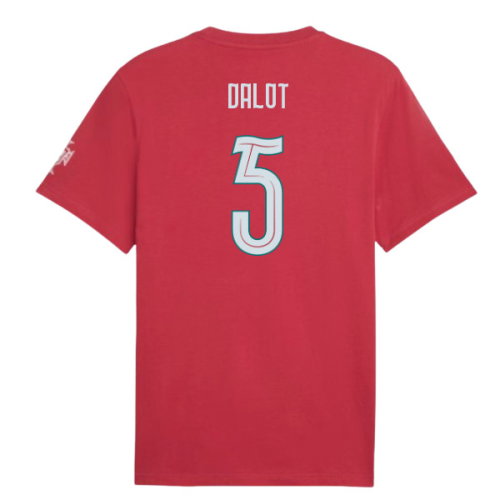 2026-2027 Portugal FtblCulture Tee (Red) (Dalot 5)