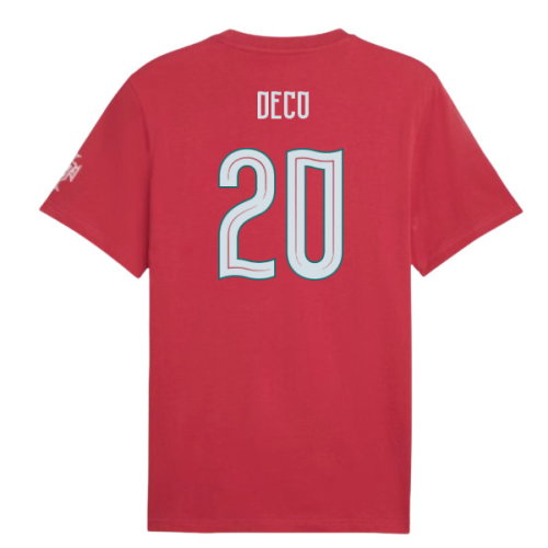 2026-2027 Portugal FtblCulture Tee (Red) (Deco 20)
