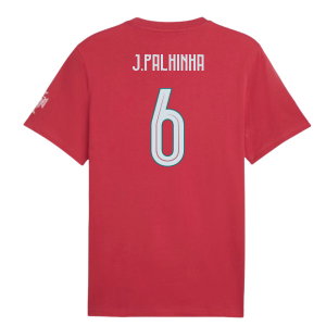 2026-2027 Portugal FtblCulture Tee (Red) (J.Palhinha 6)