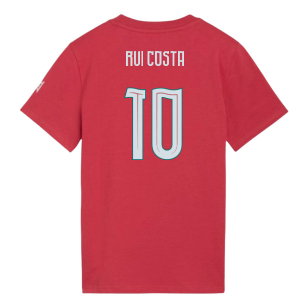 2026-2027 Portugal FtblCulture Tee (Red) - Kids (Rui Costa 10)