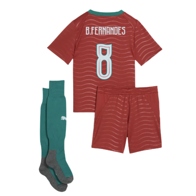 2026-2027 Portugal Home Mini Kit (B.Fernandes 8)