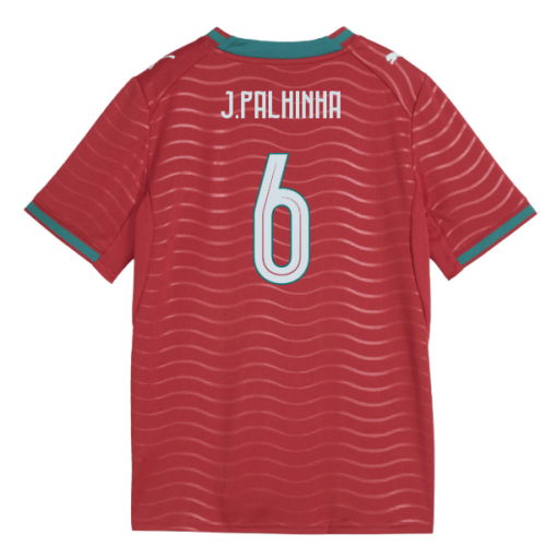 2026-2027 Portugal Home Shirt (Kids) (J.Palhinha 6)
