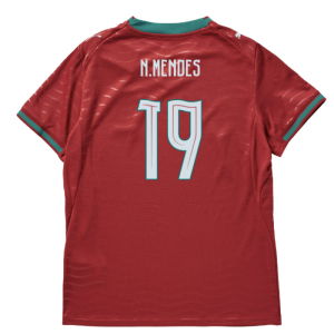 2026-2027 Portugal Home Shirt (Womens) (N.Mendes 19)