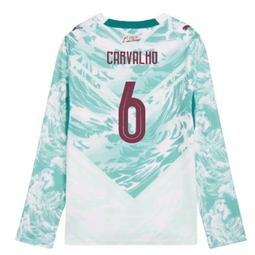 2026-2027 Portugal Long Sleeve Away Shirt (Kids) (Carvalho 6)