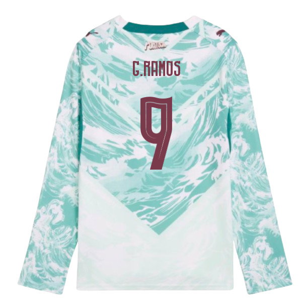 2026-2027 Portugal Long Sleeve Away Shirt (Kids) (G.Ramos 9)