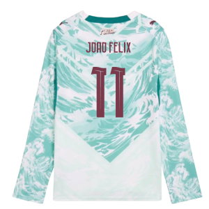 2026-2027 Portugal Long Sleeve Away Shirt (Kids) (Joao Felix 11)