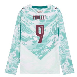 2026-2027 Portugal Long Sleeve Away Shirt (Kids) (Pauleta 9)