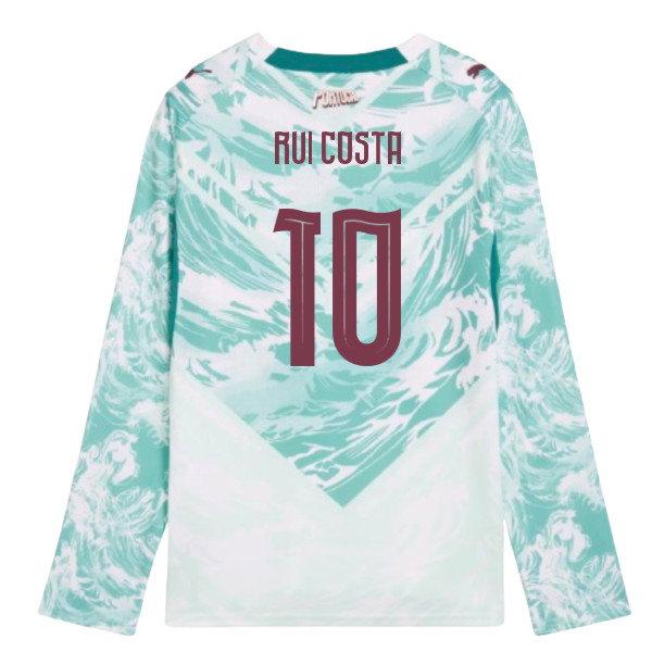 2026-2027 Portugal Long Sleeve Away Shirt (Kids) (Rui Costa 10)