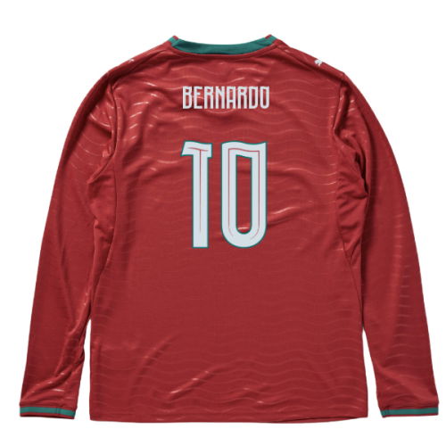 2026-2027 Portugal Long Sleeve Home Shirt (Bernardo 10)