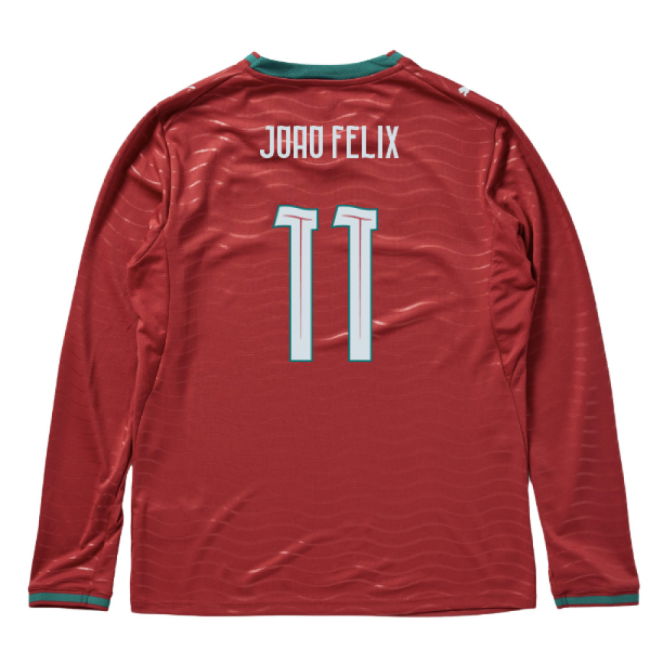 2026-2027 Portugal Long Sleeve Home Shirt (Joao Felix 11)
