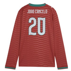 2026-2027 Portugal Long Sleeve Home Shirt (Kids) (Joao Cancelo 20)