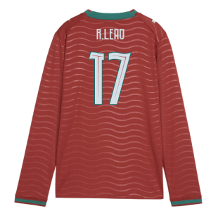 2026-2027 Portugal Long Sleeve Home Shirt (Kids) (R.Leao 17)