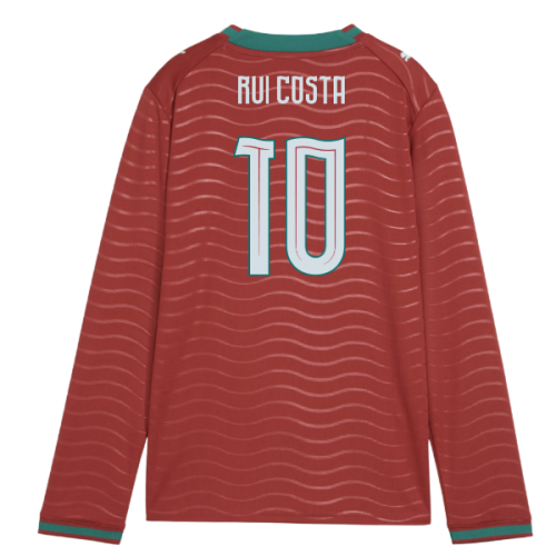 2026-2027 Portugal Long Sleeve Home Shirt (Kids) (Rui Costa 10)
