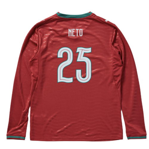 2026-2027 Portugal Long Sleeve Home Shirt (Neto 25)