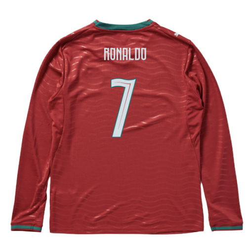 2026-2027 Portugal Long Sleeve Home Shirt (Ronaldo 7)