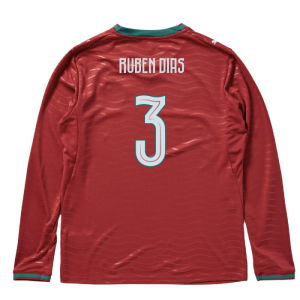 2026-2027 Portugal Long Sleeve Home Shirt (Ruben Dias 3)