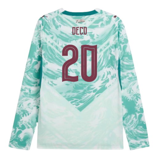 2026-2027 Portugal Long Sleeves Away Shirt (Deco 20)