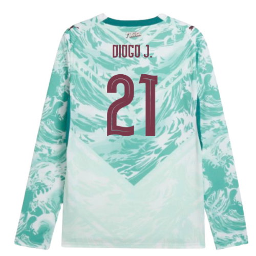 2026-2027 Portugal Long Sleeves Away Shirt (Diogo J. 21)