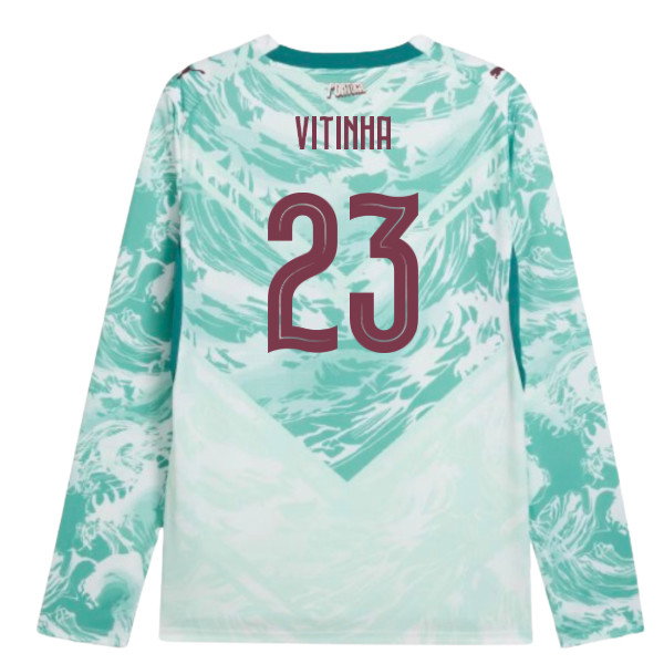 2026-2027 Portugal Long Sleeves Away Shirt (Vitinha 23)