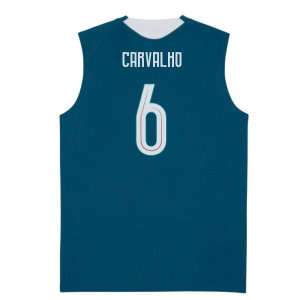 2026-2027 Portugal Sleeveless Training Jersey (Ocean Tropic) (Carvalho 6)