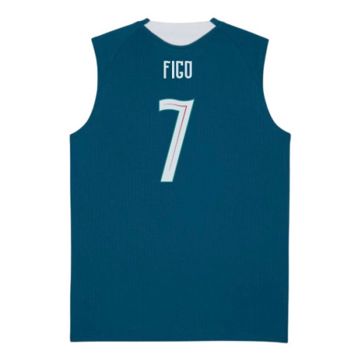 2026-2027 Portugal Sleeveless Training Jersey (Ocean Tropic) (Figo 7)