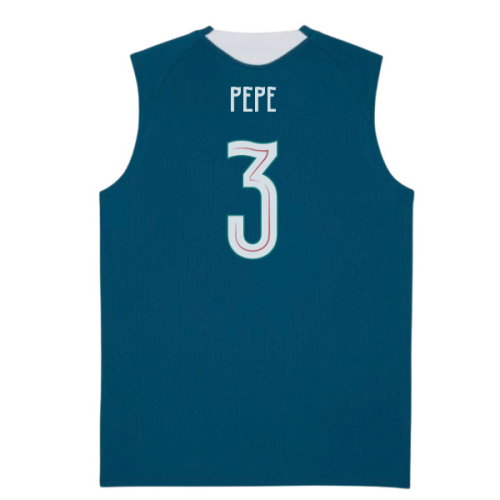 2026-2027 Portugal Sleeveless Training Jersey (Ocean Tropic) (Pepe 3)