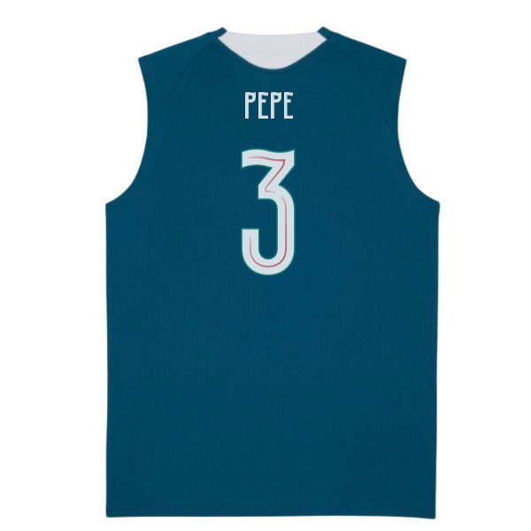 2026-2027 Portugal Sleeveless Training Jersey (Ocean Tropic) (Pepe 3)