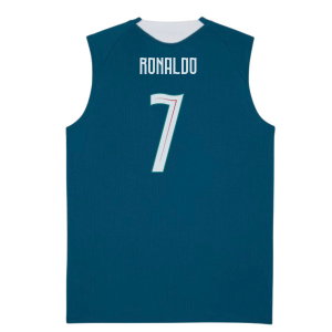 2026-2027 Portugal Sleeveless Training Jersey (Ocean Tropic) (Ronaldo 7)