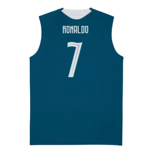 2026-2027 Portugal Sleeveless Training Jersey (Ocean Tropic) (Ronaldo 7)