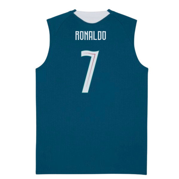 2026-2027 Portugal Sleeveless Training Jersey (Ocean Tropic) (Ronaldo 7)