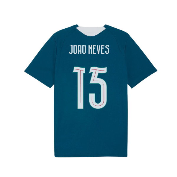 2026-2027 Portugal Training Jersey (Ocean Tropic) (Joao Neves 15)