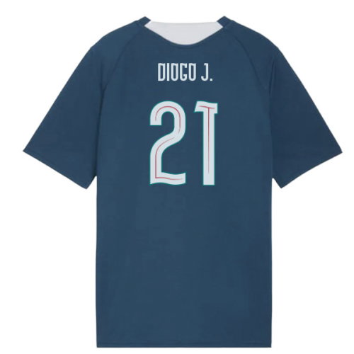 2026-2027 Portugal Training Jersey (Ocean Tropic) - Kids (Diogo J. 21)