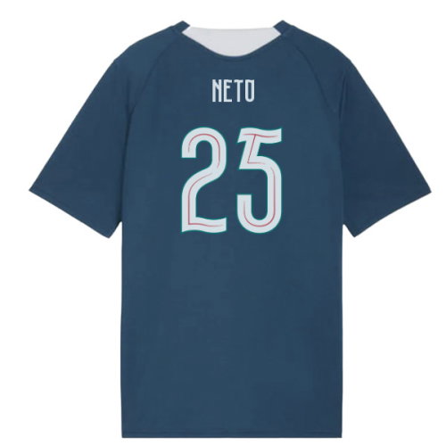 2026-2027 Portugal Training Jersey (Ocean Tropic) - Kids (Neto 25)