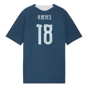 2026-2027 Portugal Training Jersey (Ocean Tropic) - Kids (R.Neves 18)