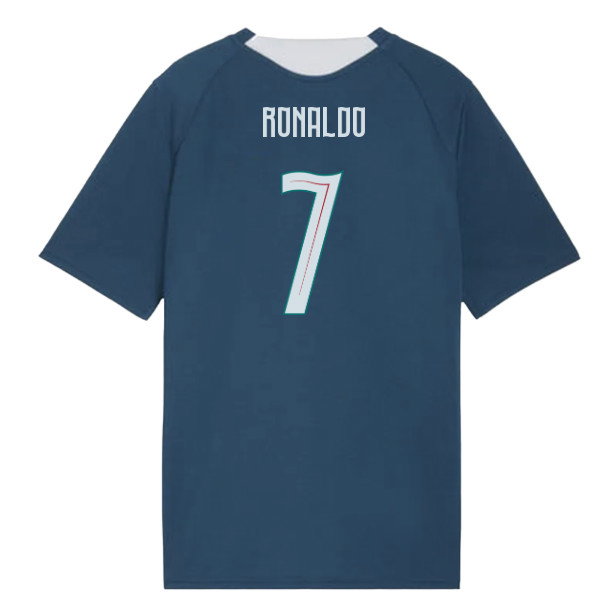 2026-2027 Portugal Training Jersey (Ocean Tropic) - Kids (Ronaldo 7)