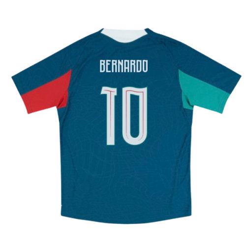 2026-2027 Portugal Training Jersey Pro (Ocean Tropic) (Bernardo 10)