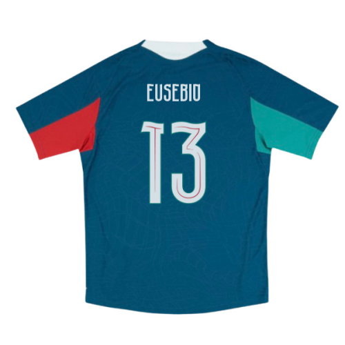 2026-2027 Portugal Training Jersey Pro (Ocean Tropic) (Eusebio 13)