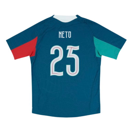 2026-2027 Portugal Training Jersey Pro (Ocean Tropic) (Neto 25)
