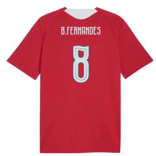 2026-2027 Portugal Training Jersey (Red) (B.Fernandes 8)
