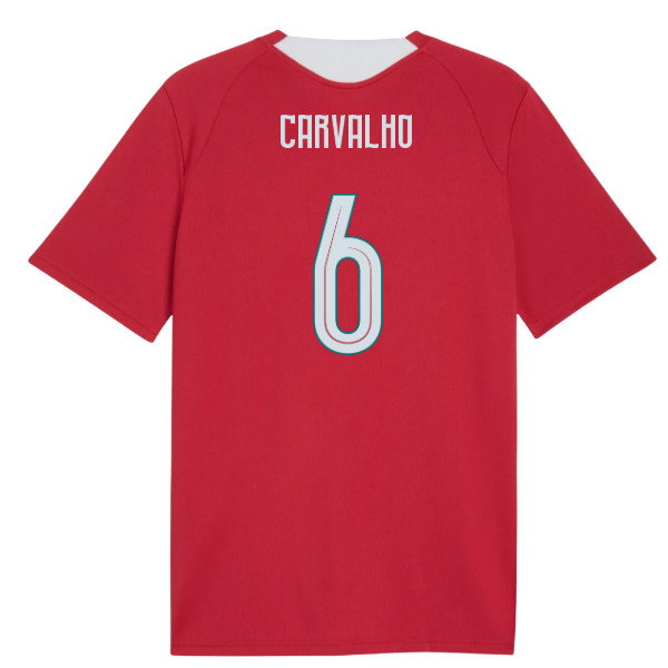 2026-2027 Portugal Training Jersey (Red) (Carvalho 6)