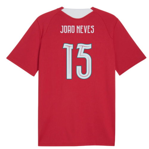 2026-2027 Portugal Training Jersey (Red) (Joao Neves 15)