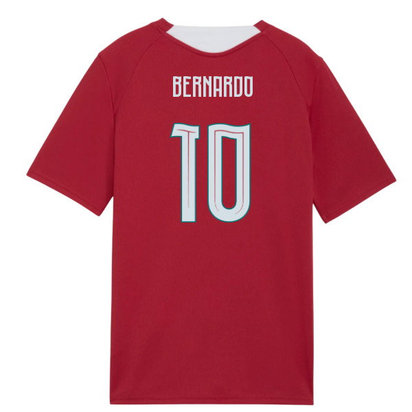 2026-2027 Portugal Training Jersey (Red) - Kids (Bernardo 10)