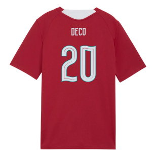 2026-2027 Portugal Training Jersey (Red) - Kids (Deco 20)