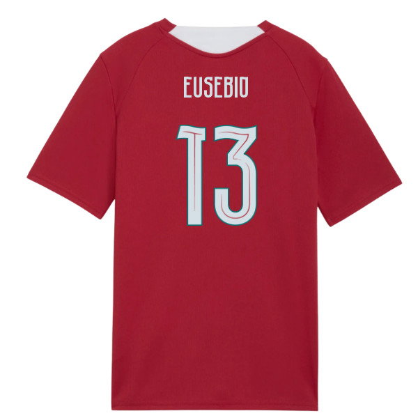 2026-2027 Portugal Training Jersey (Red) - Kids (Eusebio 13)